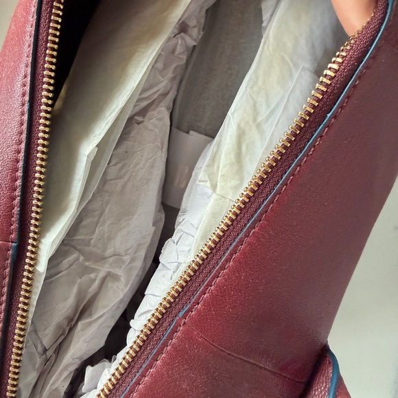 Tory Burch Deep Berry Brody Satchel - Picture 3 of 4